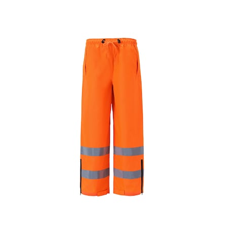 2W International Navy/Orange High Viz Rain Pants, 3X-Large 738C-E 3XL